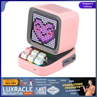 [sgstock] Divoom Ditoo Pixel Art Gaming Portable Bluetooth Speaker With App Controlled 16X16 Led Front Panel, Also A Sma