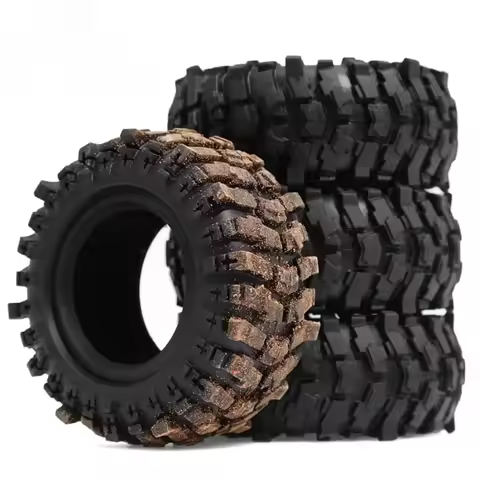 1.9" Crawler Tires OD 88mm 4PCS for 1/12 Crawler Car MJX Hyper Go H12Y+ Axial SCX10 90046 AXI03007 T