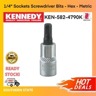 Kennedy-Pro 3mm, Metric, Hexagon Bit Socket, 1/4in. Drive KEN-582-4790K