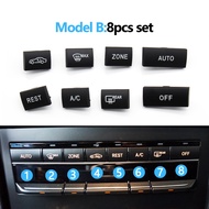 ฝาครอบสวิตช์เครื่องปรับอากาศปุ่ม AC สำหรับ BENZ E Class W207 W212 7ชิ้น8ชิ้น