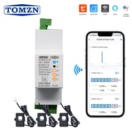 TOMZN WIFI Three Circuit Single Phase Energy Meter DTS238-2L3W 10(80)A 85-300V 50/60Hz kWh Watt Hour