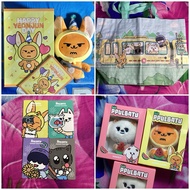 Txt ppulbatu summer subak watermelon hwangchoon bamgeut 10cm 10 cm mini doll plush keyring