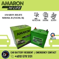 [ Installation Provided ] 80D26R | 80D26L | NS70 | NS70L | D26R | D26L ] Amaron Hi-life | Car Batter