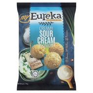 80g Eureka Creamy Sour Cream & Onion Popcorn Alluminium Pouch Pack HALAL