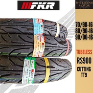 FKR TYRE TAYAR 16 Tubeless 70/90-16 80/90-16 90/90-16  RS900 (Cutting TT9)