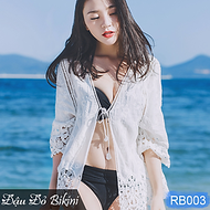 Áo khoác ren ngoài bikini loại đẹp, áo lưới đi biển nữ thời trang, dáng cardigan lửng sexy gợi cảm, 