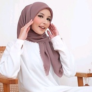Venus Square Hijab, Cotton Venus/ Venus Potton/ Zig zag Pattern Square Hijab