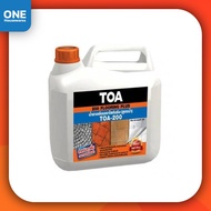 TOA 200 ขนาด 1 ลิตร เคลือบเงาใสกันซึม ฟลอริ่งพลัส สำหรับทาพื้น ทนการเหยียบย่ำ สีทาพื้น ทาพื้นเงา