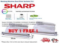 2 pcs Sharp Washing Machine Lint Dust Filter ES-Q70ED / ES-N95MM / ES-N93LM / ES-N85LM / ES-N83LM / 