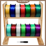 2 Tier Wood 3D Printer Filament Storage Rack Desktop for Home Office Workshop Studio SHOPSBC9355