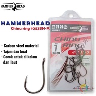 MATA Hammer head chinu fishing hook Ring 1053BN