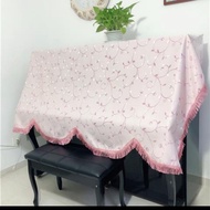 Piano Cover Half Cover European Style Piano Towel Cover Towel Embroidered Fabric Piano Cover Dustproof Piano Cover Full Cover