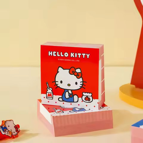250Sheets Genuine Sanrio Hello Kitty Sticky Notes - Self-Adhesive Notepad Posted It Sticky Notes Pad