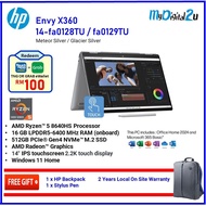 HP Envy x360 2-in-1 14-fa0128AU/ 14-fa0129AU (AMD Ryzen 5-8640HS | 16GB RAM 512GB SS D | 14" Touch |