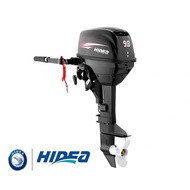 Ready Stock 9.8hp Hidea High Quality Outboard Engine with Free 2T Enjin Bot Boat Fishing Short Shaft 15INCH