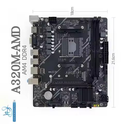 AM4 1331 Desktop A320 Ryzen Athlon CPU NEW A320M AMD DDR4 Computer Game Main Board