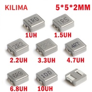 10Pcs SMD Power Inductors 0520 1UH 2.2UH 3.3UH 4.7UH 6.8UH 10UH Chip Inductor 0520 5*5*2 1R0 2R2 3R3