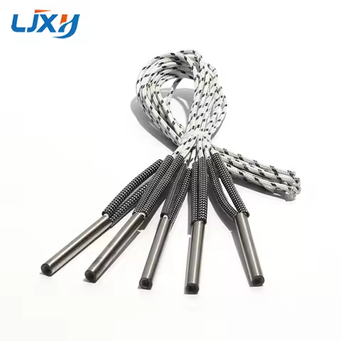 LJXH 2PCS 9.5mm 65~85mm 316SUS Low Pressure Tubular Heating Pipe Cartridge Heaters 85W/90W/100W/105W