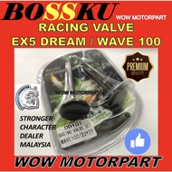 EX5 RACING VALVE SET 23MM 27MM WAVE 100 VALVE RACING 27 MM 23 MM EX5 DREAM RACING VALVE 23MM/27MM VA