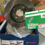 Axia/myvi lagibest front disc rotor & Pad