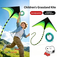Grassland Kite for Kids & Adults–Large Rainbow Kite, Easy to Fly,with Tail & Line, Great Outdoor Toy