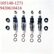 Fuel Injector Set For Hitachi EX40U EX50U EX55UR-3 Excavator Isuzu 3LB1 3LD1 Engine 105148-1271 9430