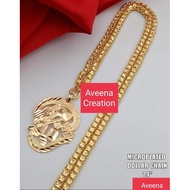 Aum pendent chain"30inch ( not916) gold plated