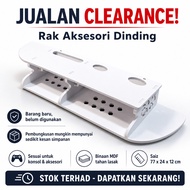 Rak Aksesori Dinding MDF Untuk Konsol Game & Controller | 77x24x12cm