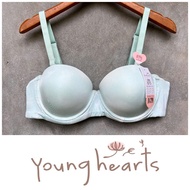 CODE BYH206 GRN Bra Young Hearts Size 32B, 34B, 36B