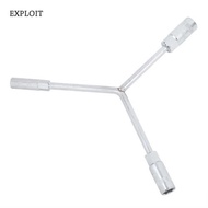 EXPLOIT PROFESSIONAL TRIGEMINAL TIRE WRENCH SOCKET SPANNER (SILVER)