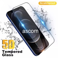 Full Cover Tempered Glass iphone 13 | iphone 13 Pro 6.1inch 5D Full Glue - Black