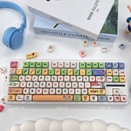 Key Shin-Chan Crayon Shin-Chan 2.0 Theme Anime Girls Cute Round Mechanical Keyboard Keycap 68/87/108