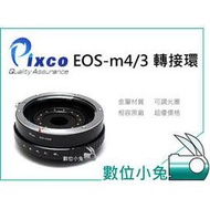 數位小兔 轉接環 Canon EOS EF 鏡頭 轉 M4/3 M43 M 4/3 可調光圈 Panasonic GF1 GF2 GF3 GH2 EPL1 EPL2 EP1 EP2