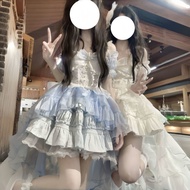 Lolita Dress jk Dress Age-Reducing Lolita Sling Dress Season
