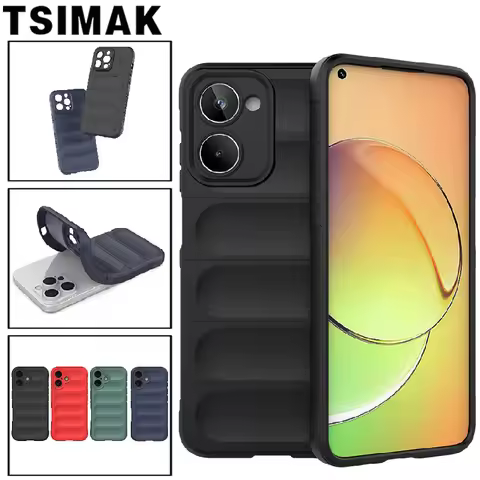 Soft Silicone Phone Case For Realme GT Neo 2 5 6 SE 3T 6T C51 C53 Note 50 10 11 Pro Plus Global Cove