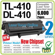 2x Compatible to P***** TL410X TL-410X TL410H TL410 DL410 P3300DN P3300DW M7100DN M7100DW M7200FDN