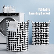 Foldable Laundry Basket Large Dirty Clothes Storage Bag Big Waterproof Fabric Cotton Linen Clothing 