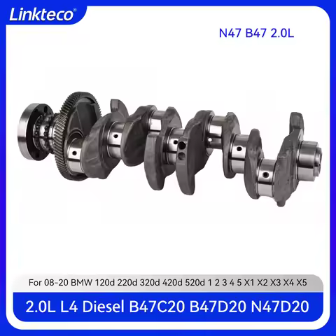 Engine Crankshaft Fit 2.0 T L Diesel N47 B47 For 07-23 BMW MINI 118d 120d 318d 320d 420d 520d X1 X2 