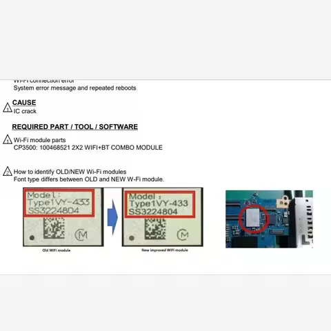 Repair Parts Wifi IC Chip 100468521 For Sony ILCE-7S3 ILCE-7SM3 A7SM3 A7S3 A7S III