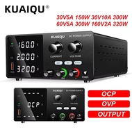 KUAIQU Factory 2024 Newest DC Lab Power Supply Titanium Anodized Motor Starts Short Killer OCP OVP A