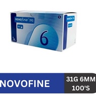 NOVOFINE 6MM 31G 100PCS/ BOX