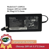 Genuine Chicony A17-120P2A ​A120A057Q 120W AC Adapter 20V 6A Charger For Intel NUC 12 Pro Kit NUC12WSHi7 Mini PC Power Supply