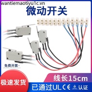 Micro Switch KW3 Small Stroke Limit Switch 16A250V Signal Butterfly Valve Pneumatic Walker Stroke Sw