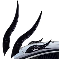 Universal Halloween Car Roof Decoration- Car Roof 3D Devil Horns Sticker Ornament Dragon Horn Modifi