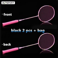 ALP LP 2 Pcs Pro 9U 57g Chinese Opera Dual Style 100 คาร์บอนไฟเบอร์ไม้แบดมินตันพร้อม String Max 32LB