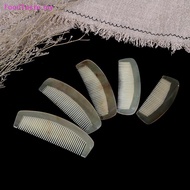 FoodTaste   1*Natural Amber Ox Horn Comb Hair No Static Health Care Brush Hairdressing Comb   MY