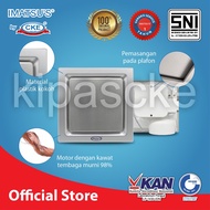 Ceiling Duct Imatsu 4.8 Inch CD-BPT12-14B4-WH Exos Room Air Ceiling