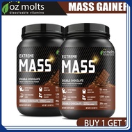 Ozmolts  Lean Mass Gainer Protein  for Weight & Muscle Growth High Calorie Lean Mass Gainer 907g.