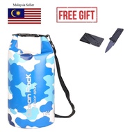 【FREE Gift】【10L 20L 30L Double Strap Thicker】Ocean Back Pack Waterproof Shoulder Hiking Campaign Fis