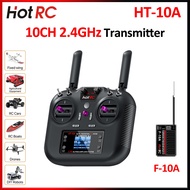 HotRC HT-10A Transmitter HT10A 2.4G 10CH Left Hand/ Right Hand/Double Circuit Throttle Remote Contro